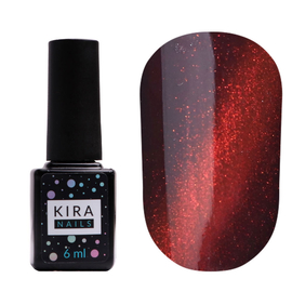 Gel polish Kira Nails Cat eyes №004, 6 ml
