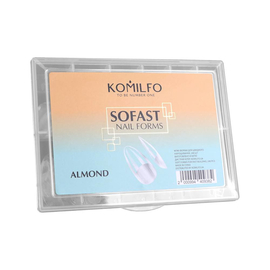 Гелеві форми для нарощування Komilfo SoFast Nail Forms Almond, 240 шт