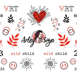 Slider design Arley Sign №0004 (Mad. Bad. Sad.)