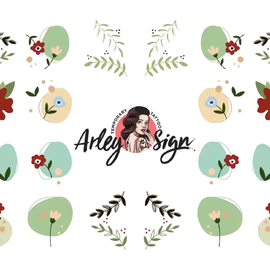Slider design Arley Sign №0007 (Illustrated aesthetics)