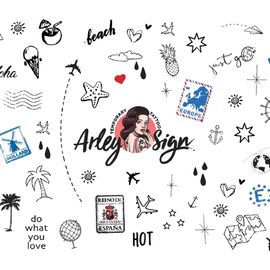 Slider design Arley Sign №0014 (Hello, world!)