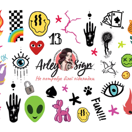 Slider design Arley Sign №0018 (Color fan)