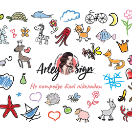 Slider design Arley Sign №0019 (Children's drawings)