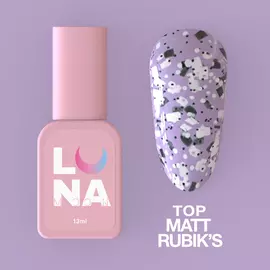 Топ матовий Luna Top Matt Rubik's, 13 мл