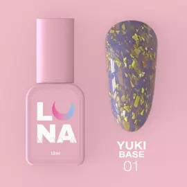 Luna Yuki Base №01, 13 ml, Color Luna Yuki Base: №01, Volume (ml): 13 ml