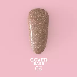 База камуфлююча Luna Cover Base №09, 30 мл, Об'єм (мл): 30 мл, Колір Luna Cover Base: №09