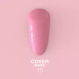 База камуфлююча Luna Cover Base №15, 30 мл, Об'єм (мл): 30 мл, Колір Luna Cover Base: №15