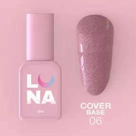 База камуфлююча Luna Cover Base №06, 13 мл, Об'єм (мл): 13 мл, Колір Luna Cover Base: №06