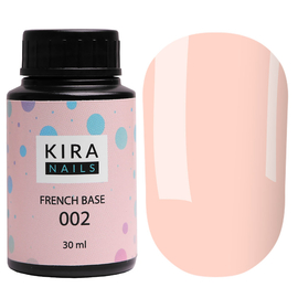 База камуфлююча Kira Nails French Base 002, 30 мл, Колір French Base: 002, Об'єм (мл): 30 мл