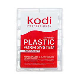 Верхні форми для нарощування №3 Kodi Professional Nail Forms, Large Curve, 120 шт
