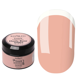 Komilfo French Base №001 Dusty Rose, 30 ml (without brush), Color Komilfo French Base: №001 Dusty Rose, Volume (ml): 30 ml