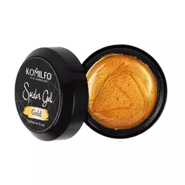 Gel paint "spiderweb" Komilfo Spider Gel Gold, 5 g