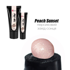 Acrylic gel (polygel) Molekula No. 07 Peach Sunset, 30 ml