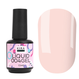 Kira Nails Liquid Gel 004, 15 ml (light pink), Color Kira Nails Liquid Gel: 004, Volume (ml): 15 ml