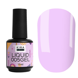Kira Nails Liquid Gel 005, 15 ml (light purple), Color Kira Nails Liquid Gel: 005, Volume (ml): 15 ml