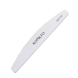 Komilfo nail file, half circle gray 150/150