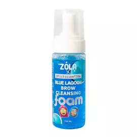 Піна для брів очищувальна голуба Zola Viktorina Vika Blue Lagoon Brow Cleansing, 150 мл