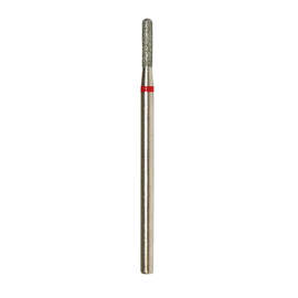 Diamond cutter for manicure, drum rounded off 1,8 mm (red)