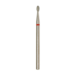 Diamond cutter for manicure, egg 1,8 mm (red)