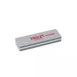Heart mini nail polisher, rectangular, 100/180