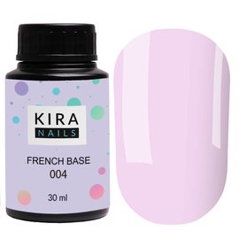 База камуфлююча Kira Nails French Base 004, 30 мл (бочонок), Колір French Base: 004, Об'єм (мл): 30 мл