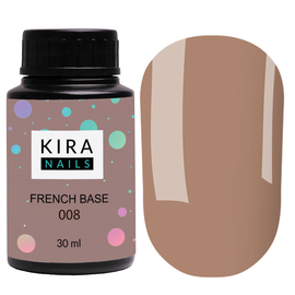 Kira Nails French Base 008, 30 ml (barrel), Color French Base: 008, Volume (ml): 30 ml