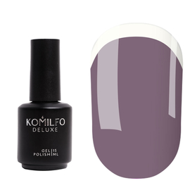 База цветная Komilfo Color Base French 012 (темный лиловый), 15 мл, Цвет Komilfo Color French Base: №012, Объем (мл): 15 мл