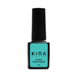 Универсальная база для гель-лака Kira Nails Rubber Iron Base Coat, 6 мл