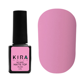 Топ матовий для гель-лаку без липкого шару Kira Nails Matte No wipe Top Coat, 6 мл