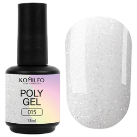 Полігель Komilfo PolyGel 015, 15 мл (з поталлю)