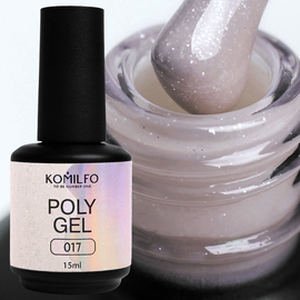 Полігель Komilfo PolyGel 017, 15 мл (з поталлю)