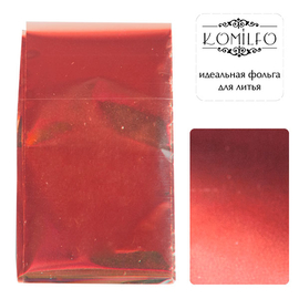 Foil for casting of Komilfo, red, glossy