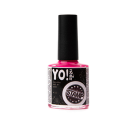 Фарба для стемпінга Yo!Nails STAMP №10, 8 мл (неон, яскраво-рожевий)