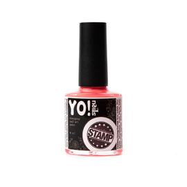 Фарба для стемпінга Yo!Nails STAMP №11, 8 мл (неон, ніжно-кораловий)