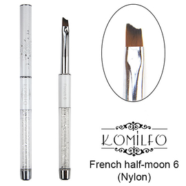 Пензлик Komilfo French half-moon 6 (Nylon)