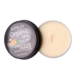 Масажна свічка Komilfo Massage Candle - Chocolate Orange, 30 g