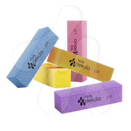 Molekula Professional nail polisher, four-sided, 120/120 (Fuchsia)