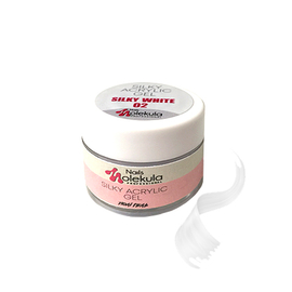 Акрил-гель (полигель) Molekula Silky Acrylic Gel №02 Silky White, 15 мл