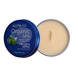 Масажна свічка Komilfo Massage Candle - Frozen Apple, 30 g