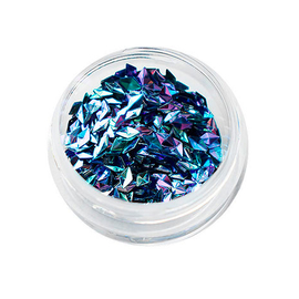 Komilfo 3D Луска Дракона №001, діамант, Light sapphire AB, (1 г)