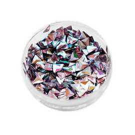 Komilfo 3D Луска Дракона №022, трикутник, Pearl, (1 г)