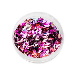 Komilfo 3D Луска Дракона №023, діамант, Purple Flare, (1 г)