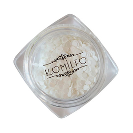 Decor for design of Komilfo Disco Design №035, white, 2 mm, (1 g)