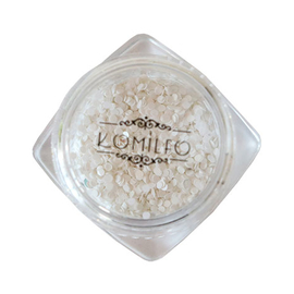 Decor for design of Komilfo Disco Design №034, white, 1 mm, (1 g)