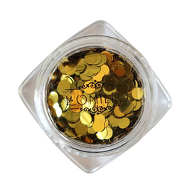 Decor for design of Komilfo Disco Design №027, gold, 3 mm, (1 g)