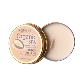 Масажна свічка Komilfo Massage Candle - Juicy Melon, 30 g