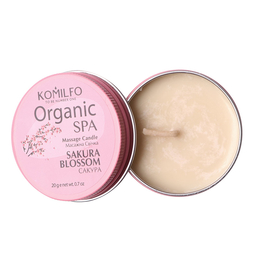 Масажна свічка Komilfo Massage Candle - Sakura, 30 g