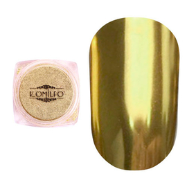Втирка для дизайну дзеркальна Komilfo Mirror Powder №003, сусальне золото, 0,5 г