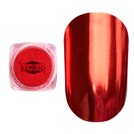 Design rub mirror Komilfo Mirror Powder №006, red, 0.5 g