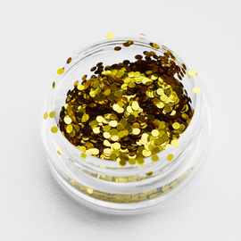 Декор для дизайну Komilfo Disco Design №001, золото, 1 мм, (1 г)